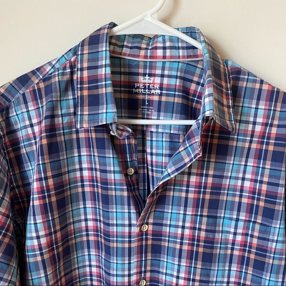 Peter Millar Seaside Collection Plaid Buttondown - Picture 2 of 5
